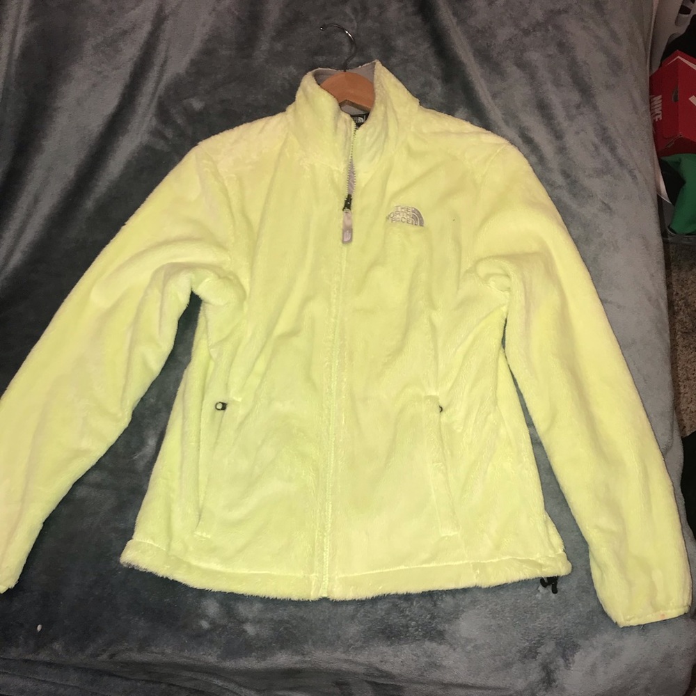 North face fuzzy jacket